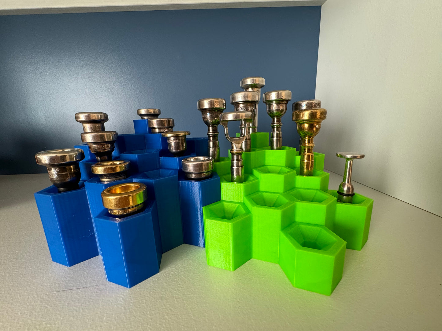 Trumpet Mouthpiece Display - Hexagon