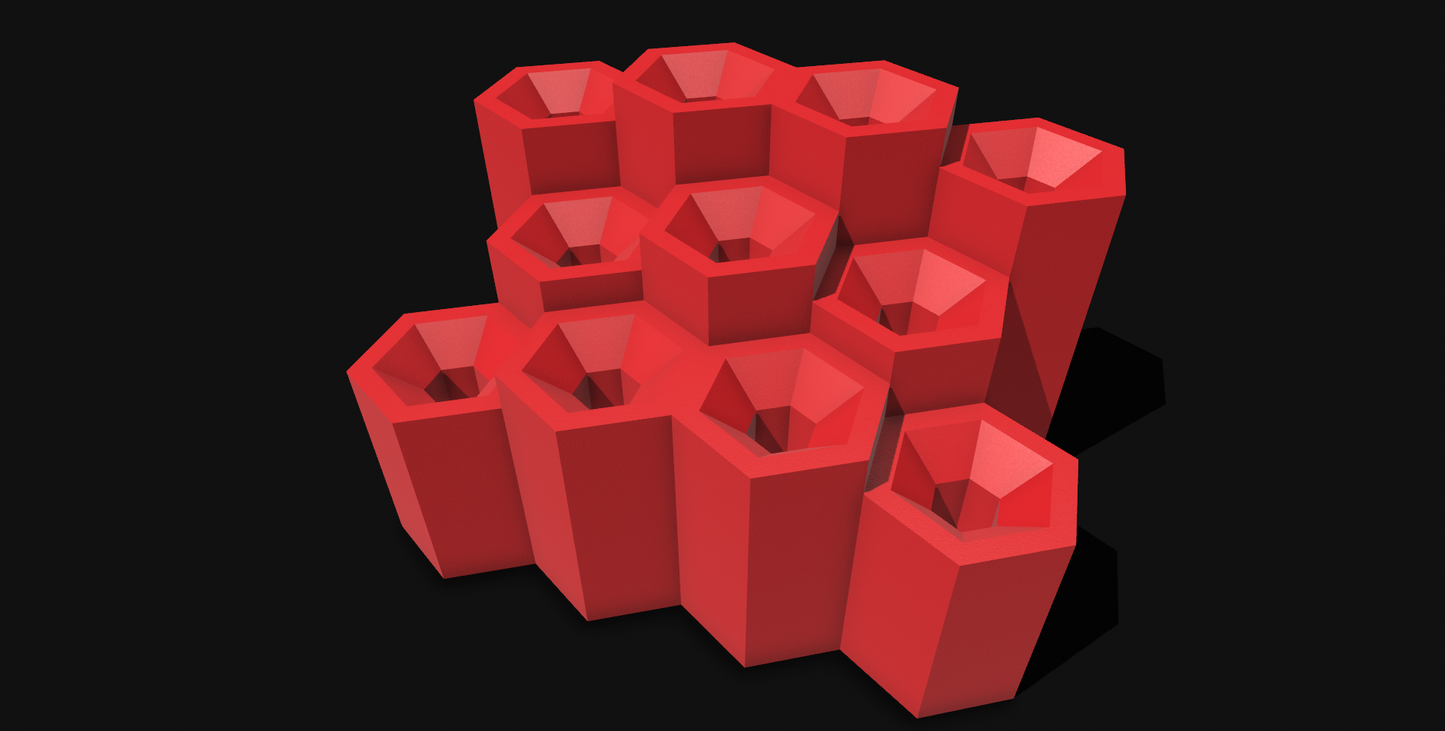 Trumpet Mouthpiece Display - Hexagon