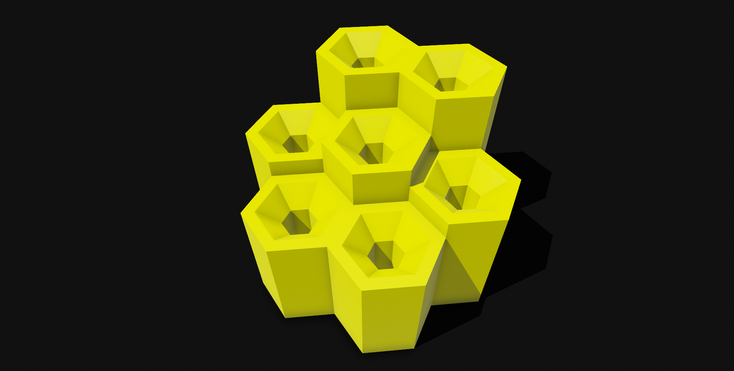 Trumpet Mouthpiece Display - Hexagon