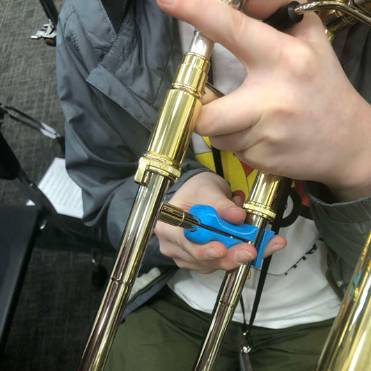 Finally, a Fix for the Forgotten Right Hand: Introducing the Trombone Thumb Gummi