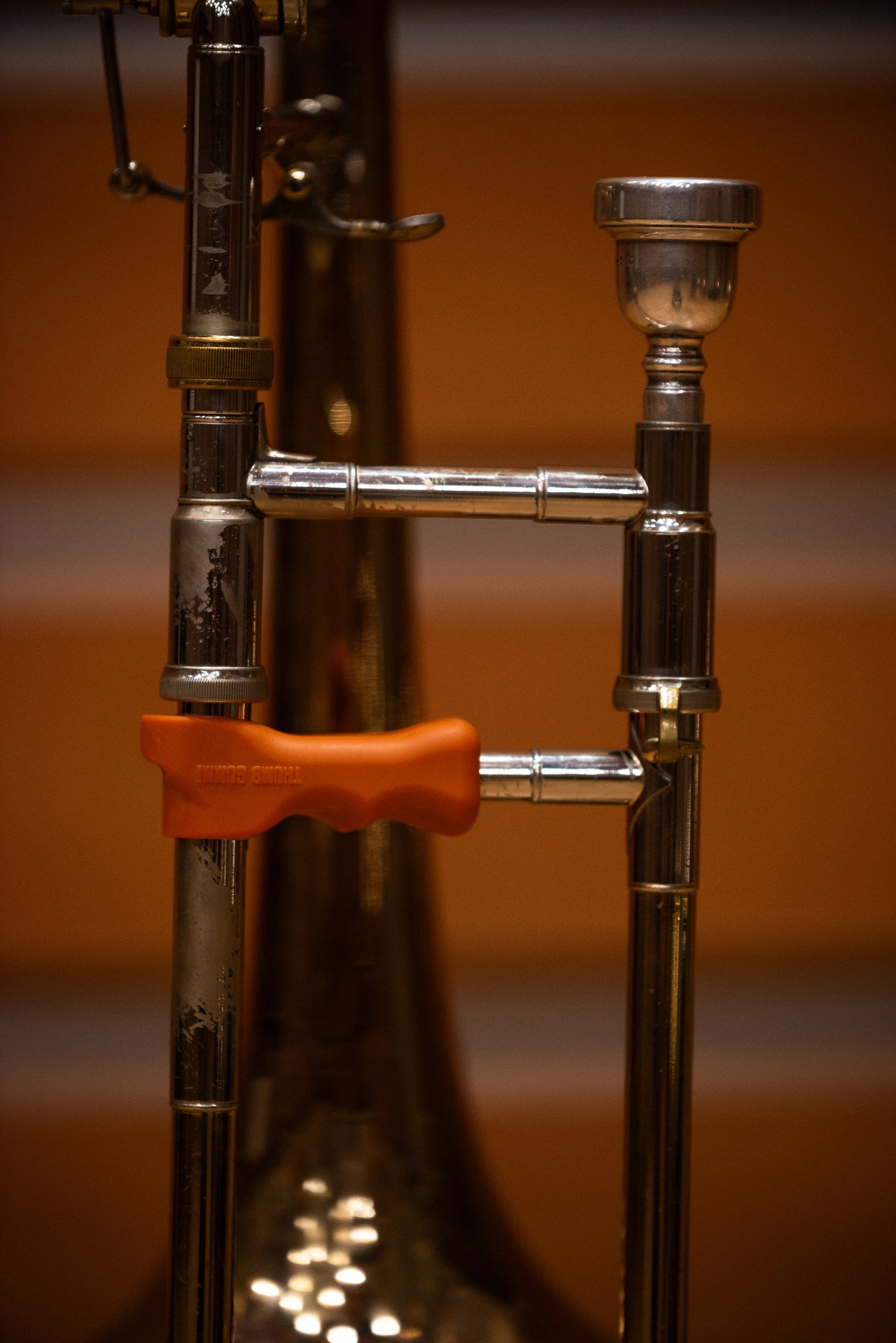 Trombone accessory for proper slide control