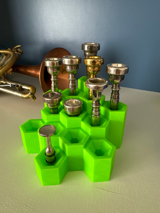 Trumpet Mouthpiece Display - Hexagon