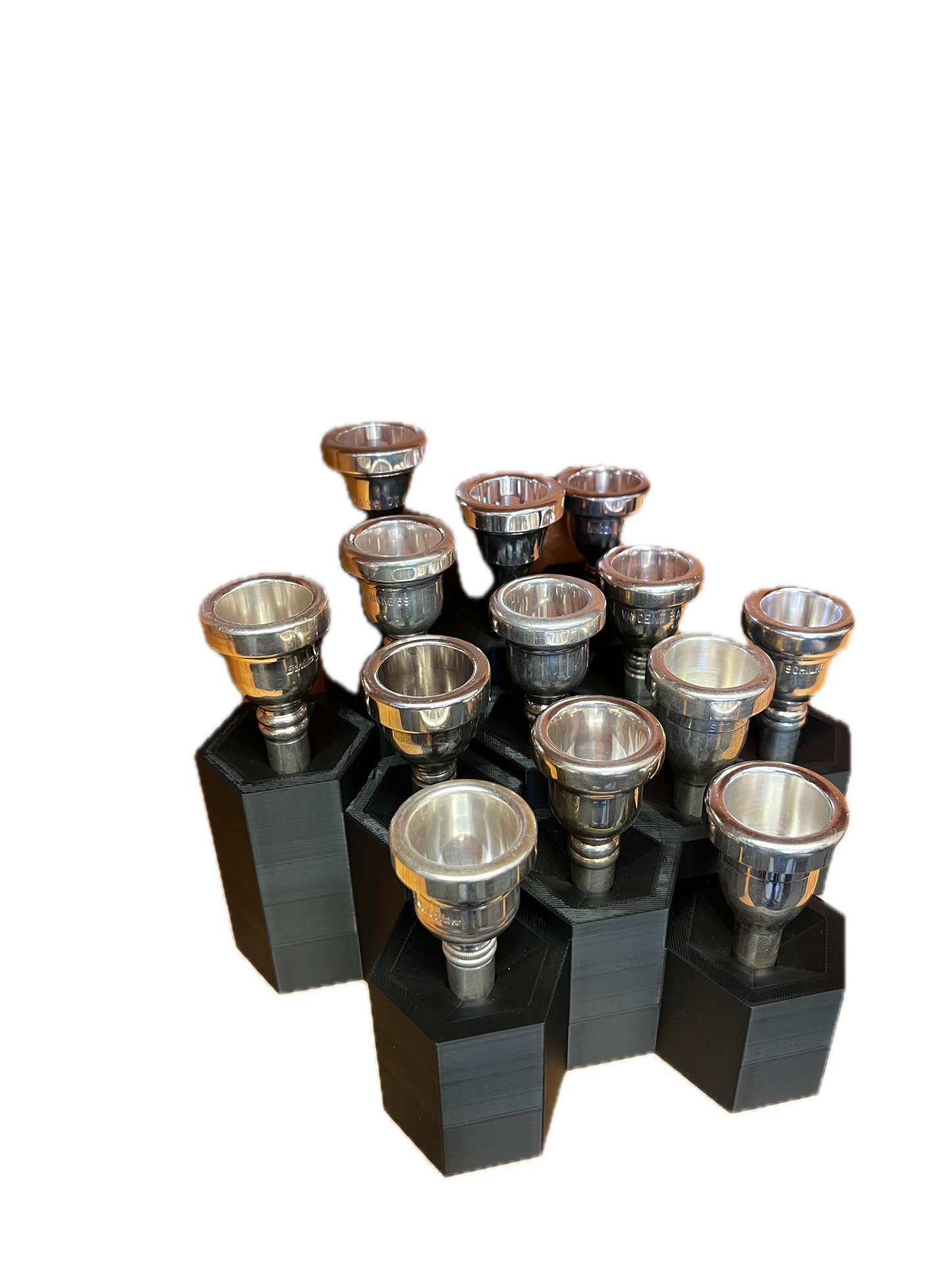 Tuba Mouthpiece Display - Hexagon